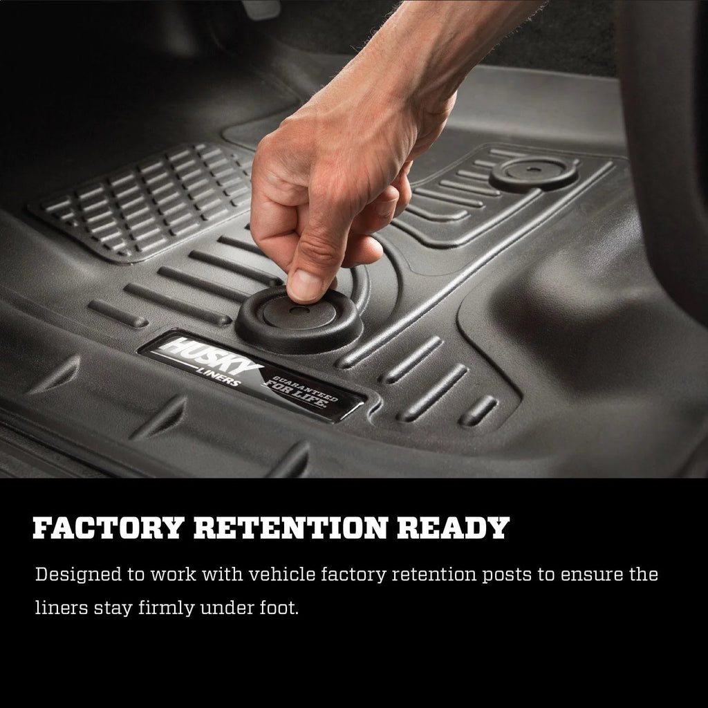 Black Front & 2nd Seat Floor Liners B142398