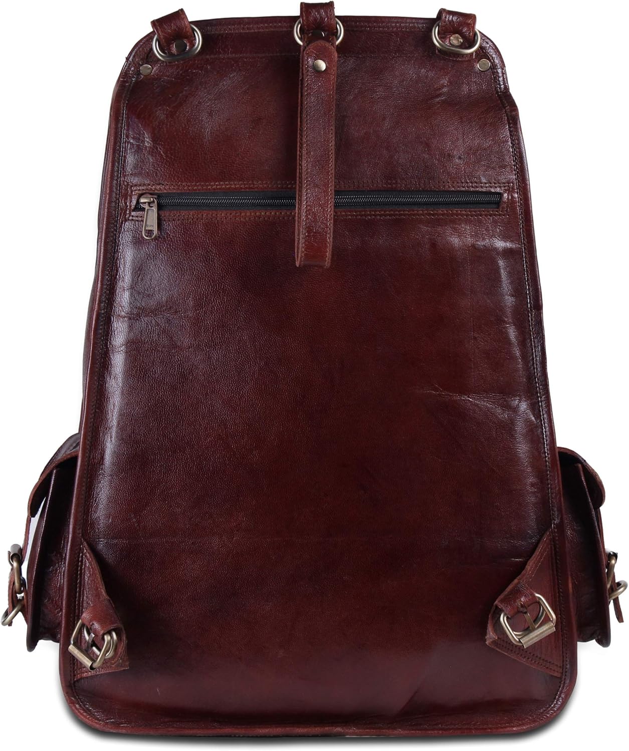 Vintage Full Grain Leather Laptop Backpack N857