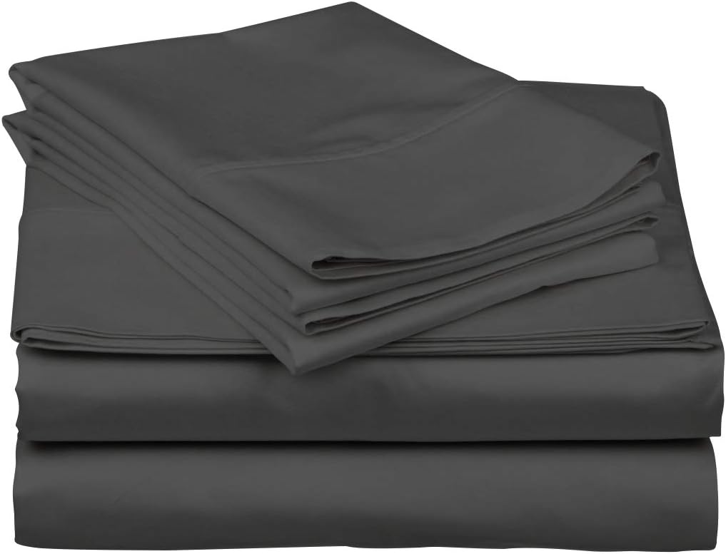 Blush 100% Egyptian Cotton Sateen Sheet Set, California King, 4Pc X1392