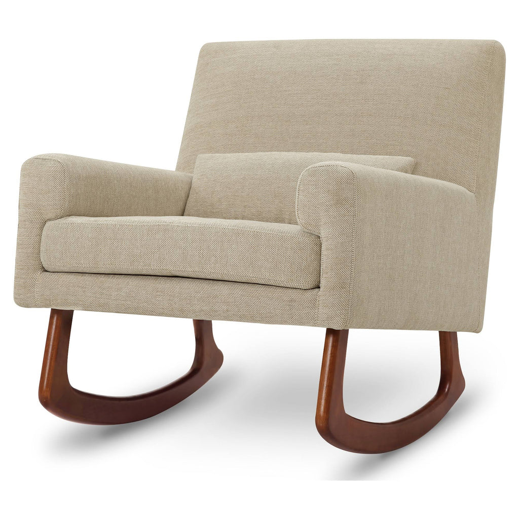 Beige/Walnut Rocker F195109