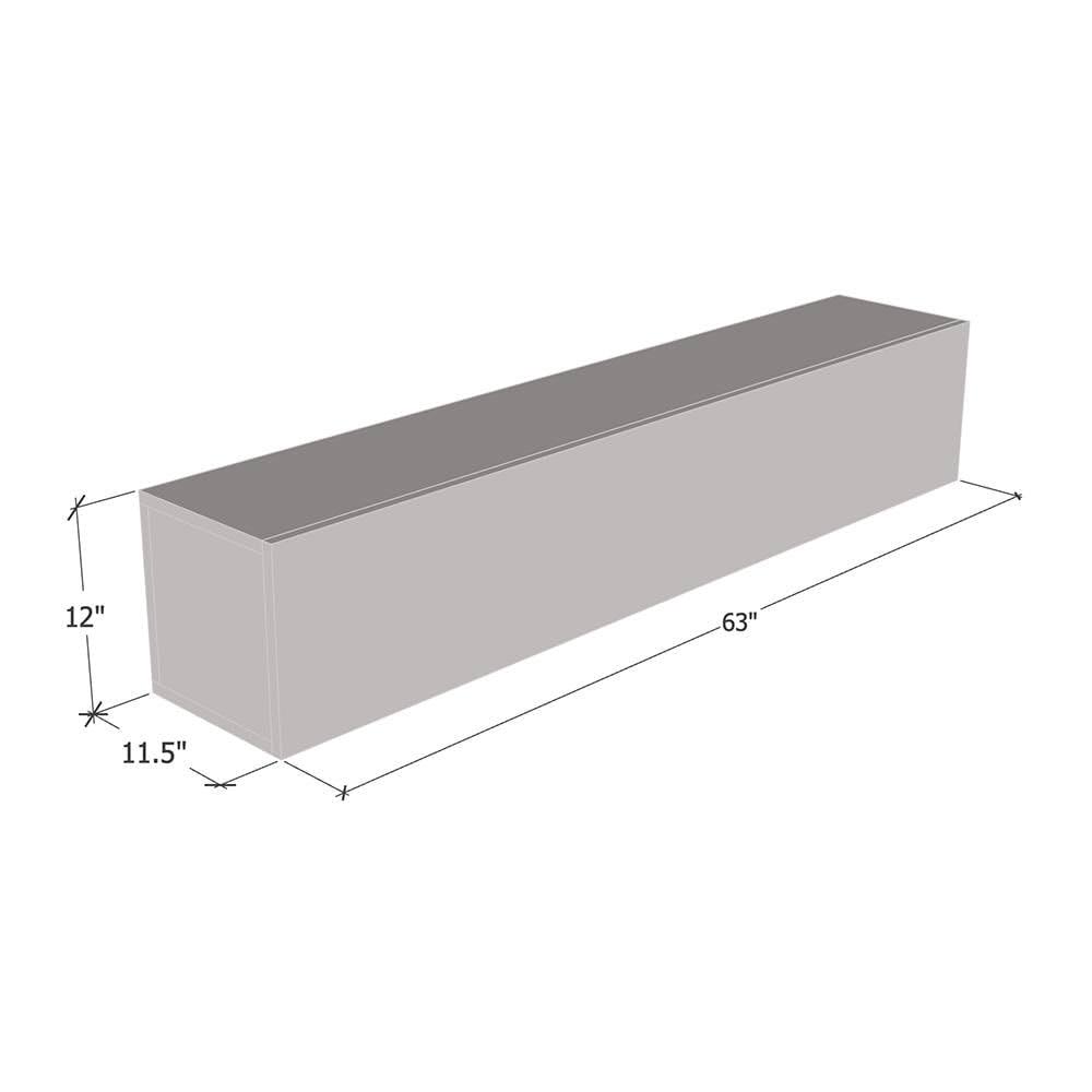 White Wall-Mounted Shelf Cabinet A82283