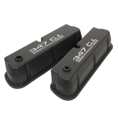 Black Painted Aluminum Valve Covers for Small Block Ford Windsor Y468