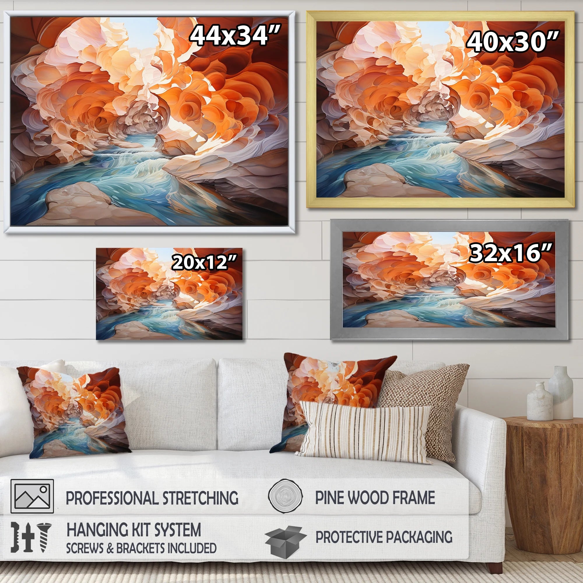 Framed Canvas Wall Art V896032