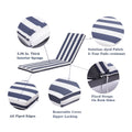 Blue Chaise Lounge Chair Cushion Replacement Seat Pad X182698