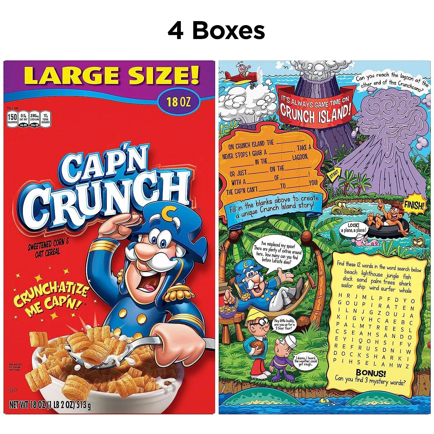Original 18 oz Cereal, Pack of 4 R7282