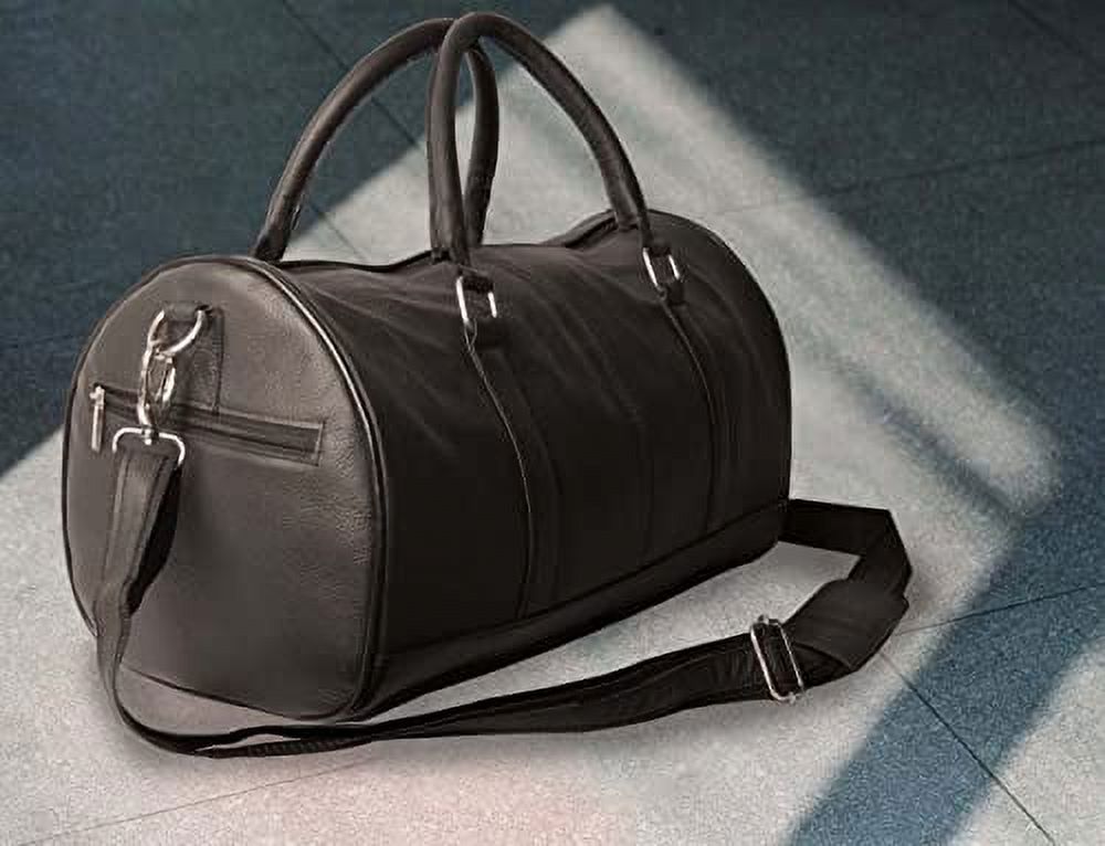 Genuine Leather Duffle Bag 18" Travel Gym Bag H2734