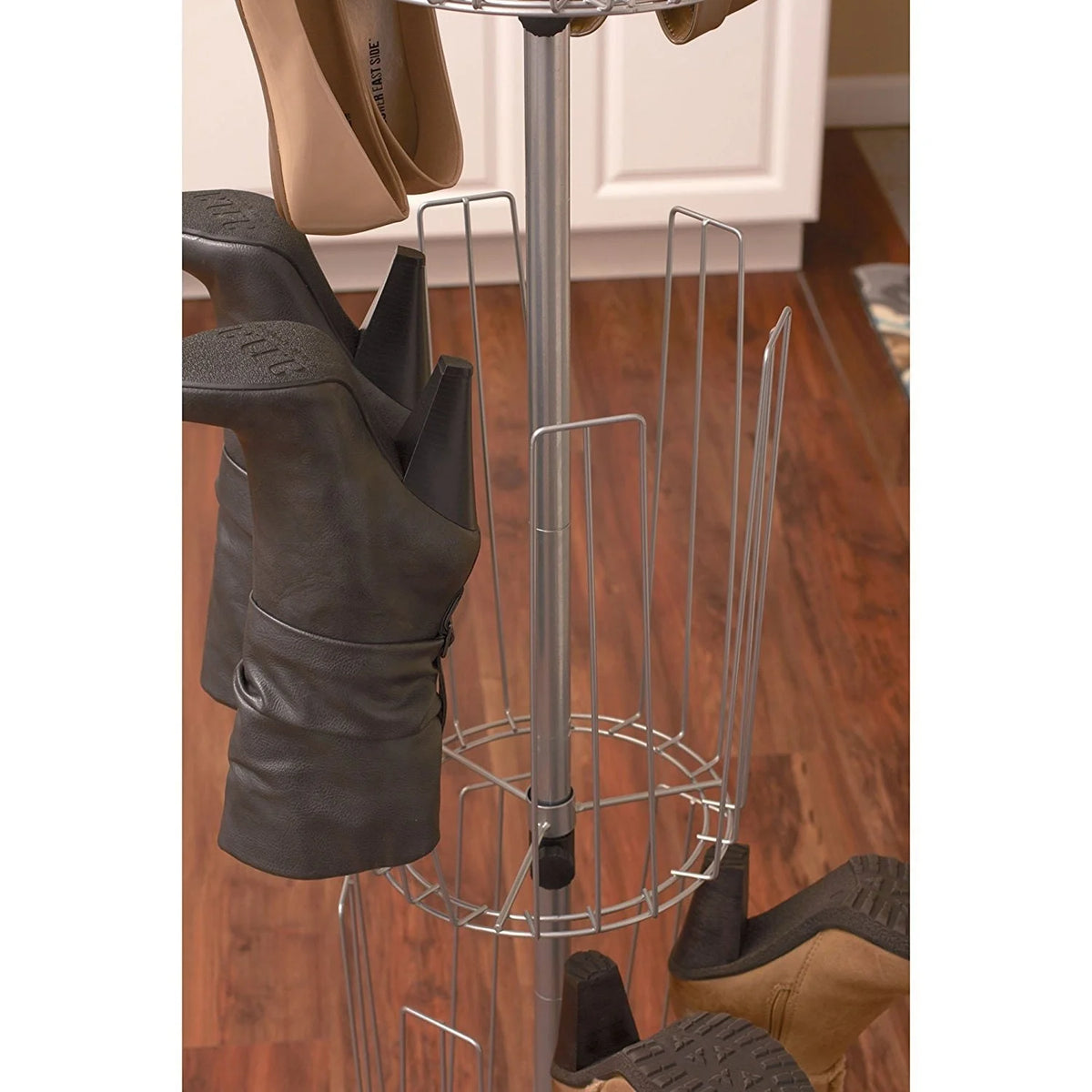 3-Tier Carousel Boot Tree Shoe Rack R379