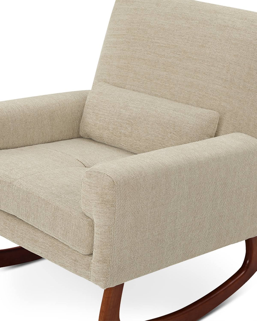 Beige/Walnut Rocker F195109