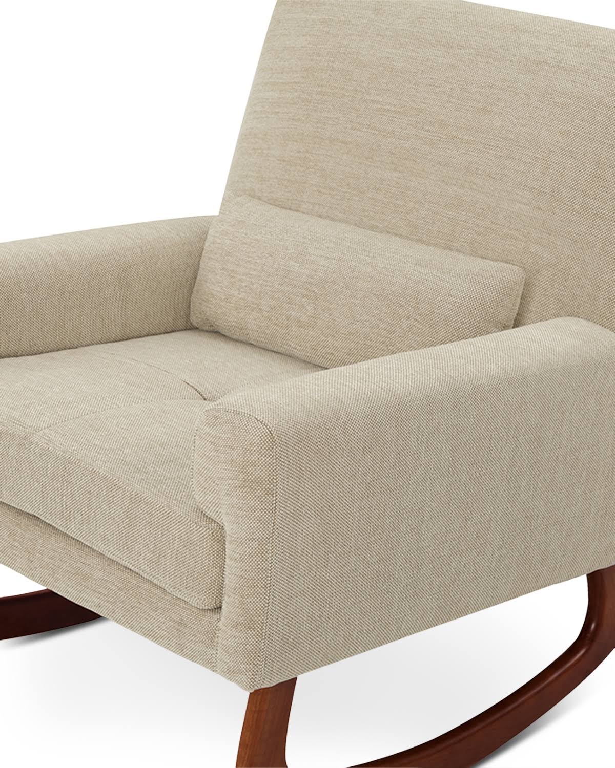 Beige/Walnut Rocker F195109