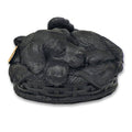 Black Pet Cremation Urn for Ashes S98178