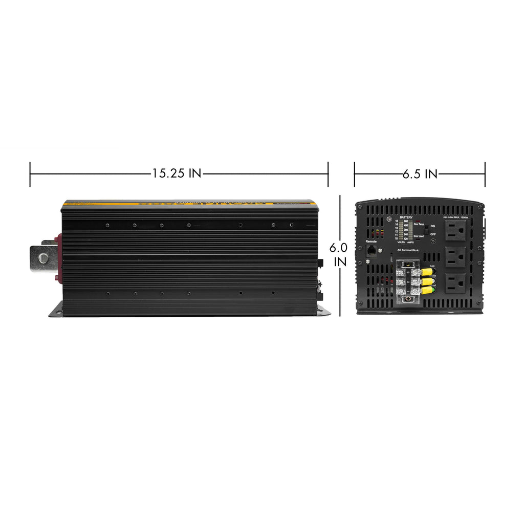 5000W Power Inverter Black W349