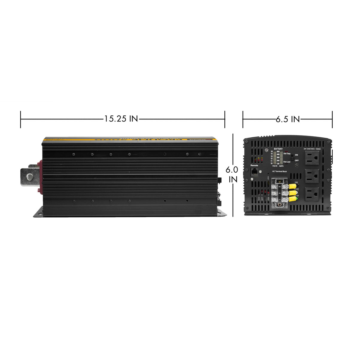 5000W Power Inverter Black W349