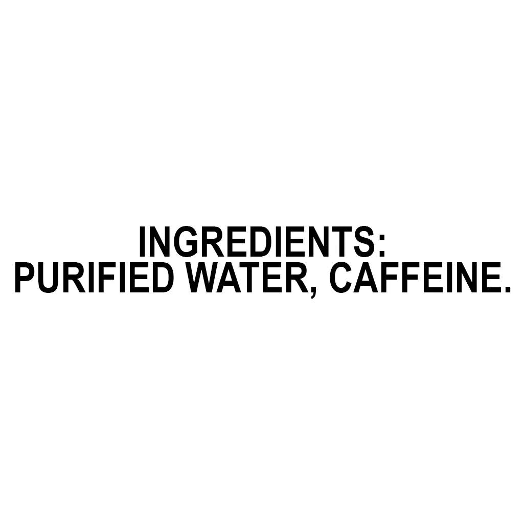 Caffeinated Water 12 Pack 20 Oz Bottles 70mg Caffeine Sugar Free S243
