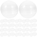 50pcs Plastic Transparent Fillable Grab Balls J720