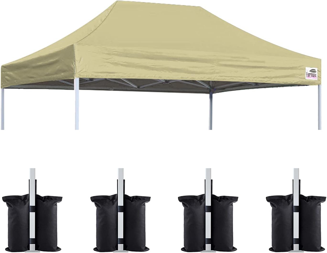 10x20 Pop Up Canopy Replacement Tent Top Cover (White) Q162