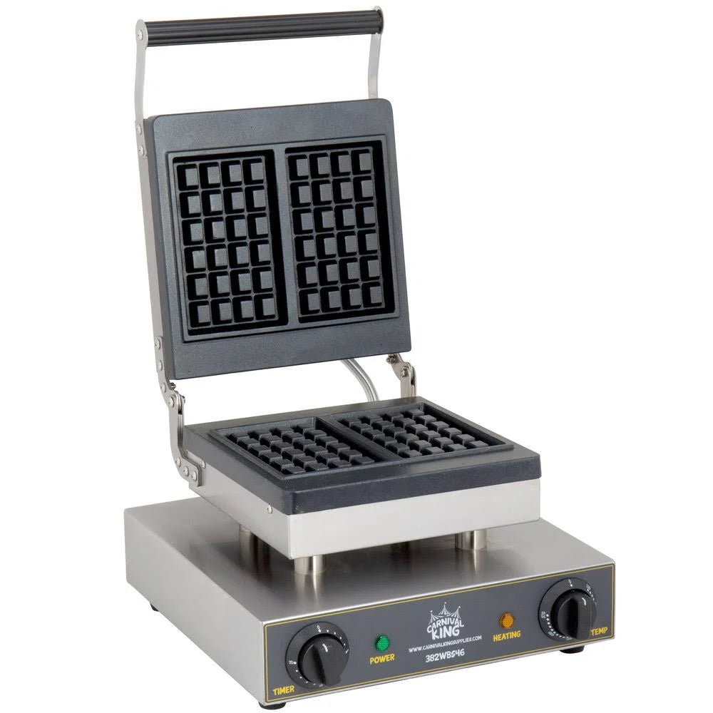 Brussels Style Waffle Maker with Timer D8775