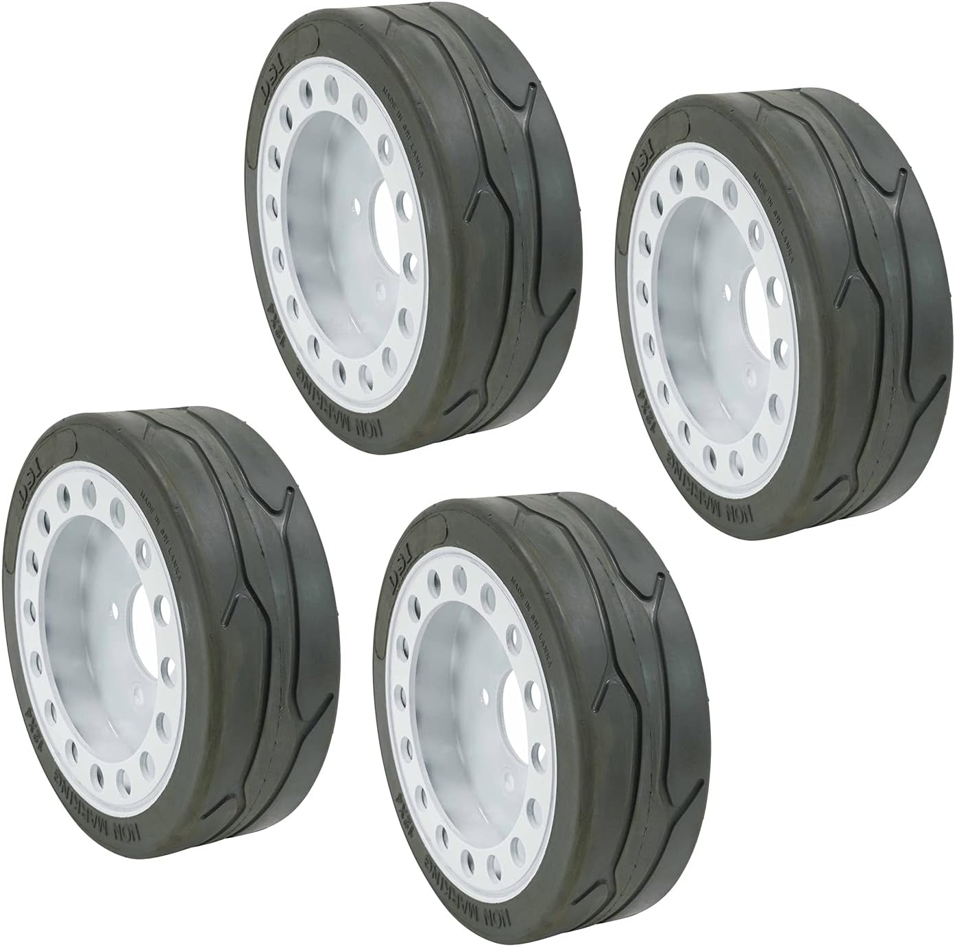 Non-Marking Scissor Lift Tires 16 x 5 x 12 Wheel Assembly I596