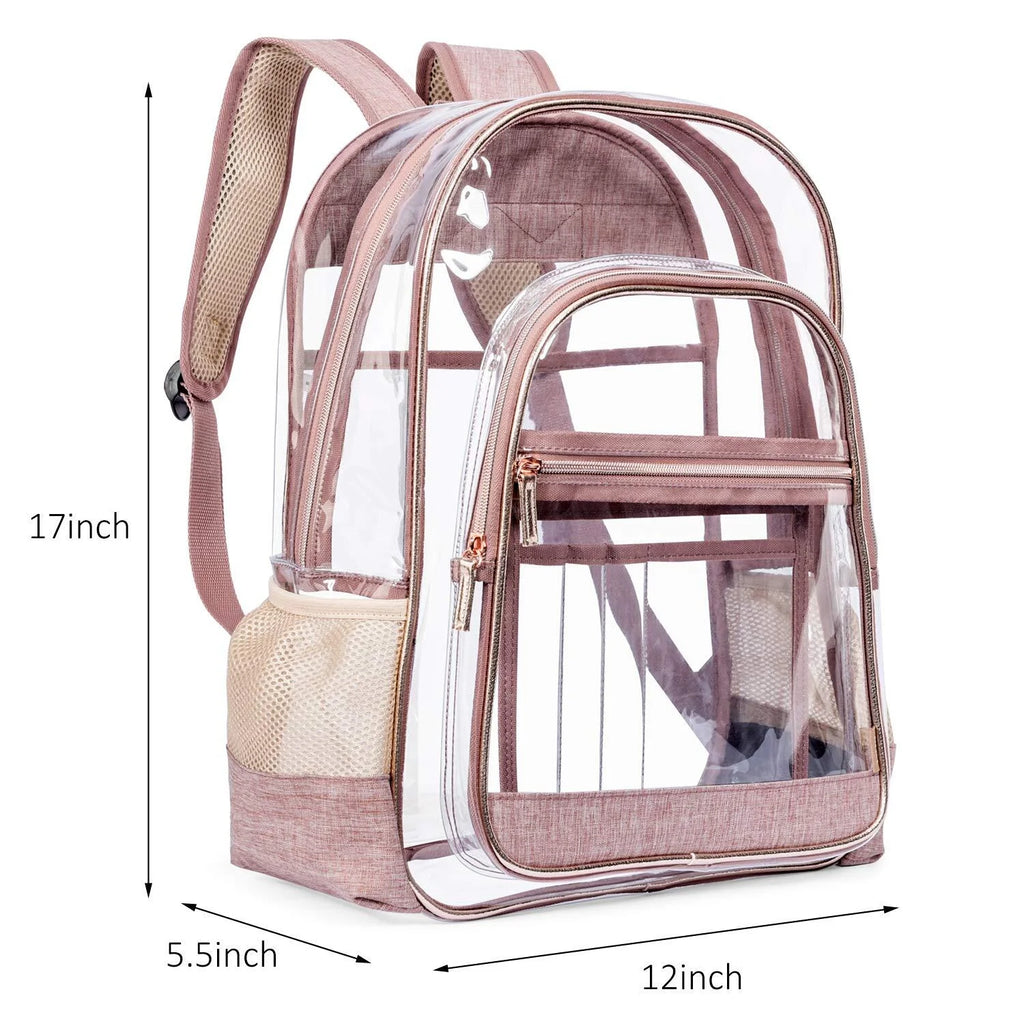 Clear Backpack Transparent Plastic Bookbags Z690685
