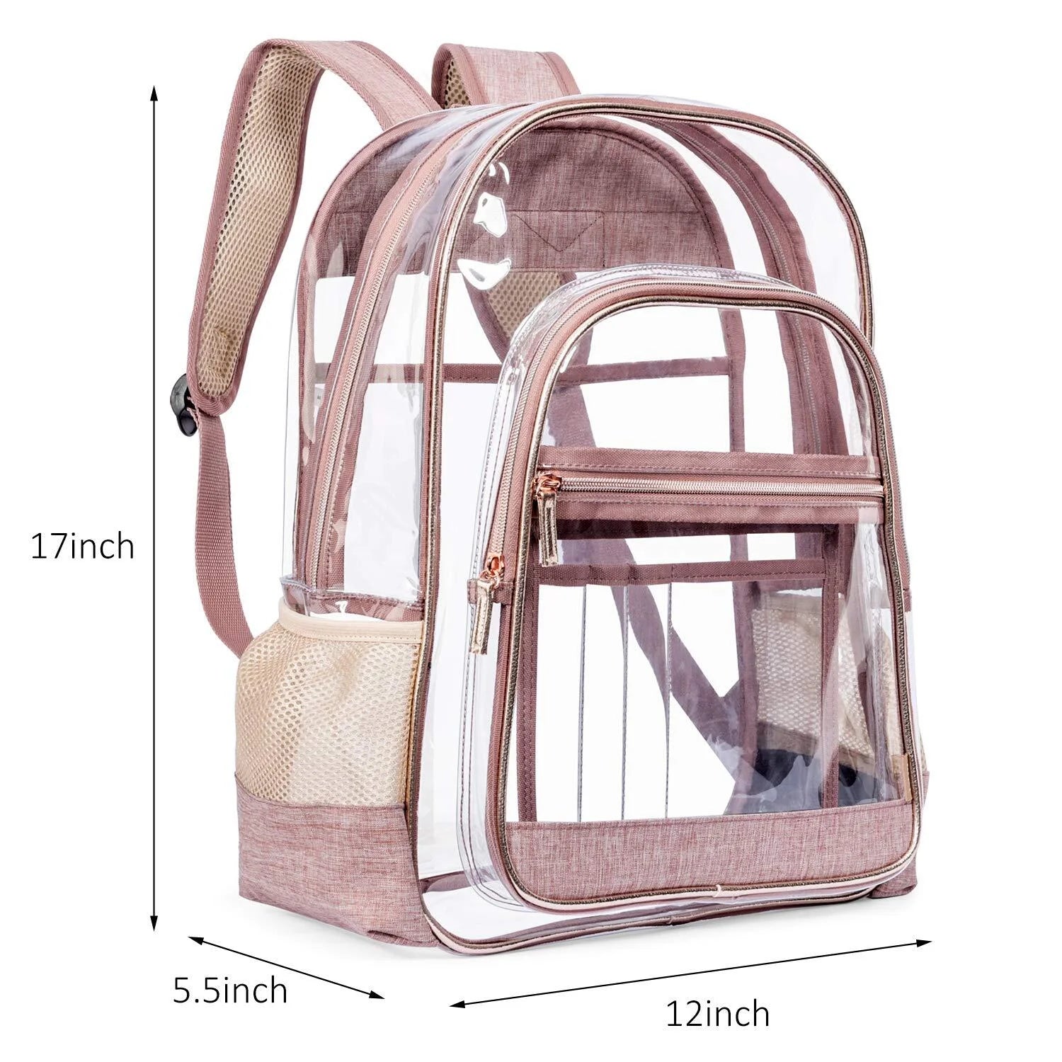 Clear Backpack Transparent Plastic Bookbags Z690685