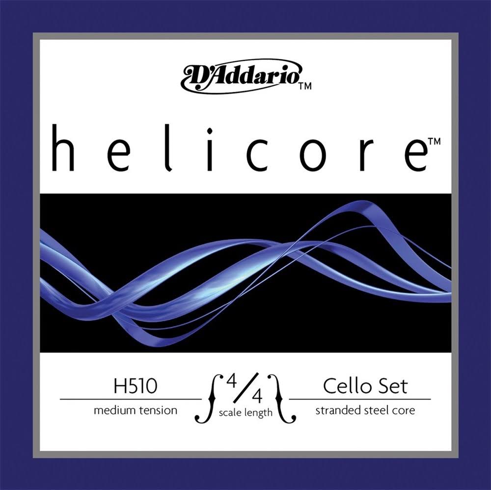 Helicore Cello String Set, 4/4 Scale, Medium Tension N664