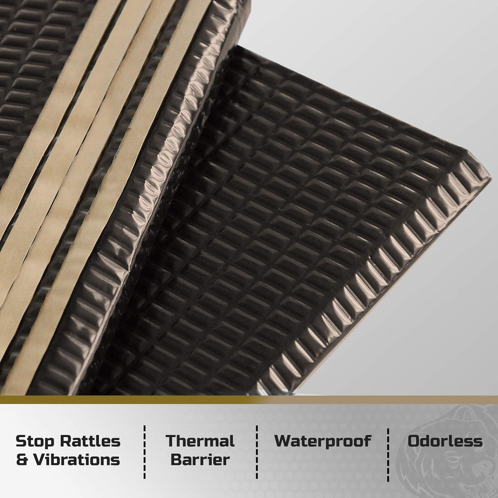 Black 50 mil 52 sqft Sound Deadening Mat O507921