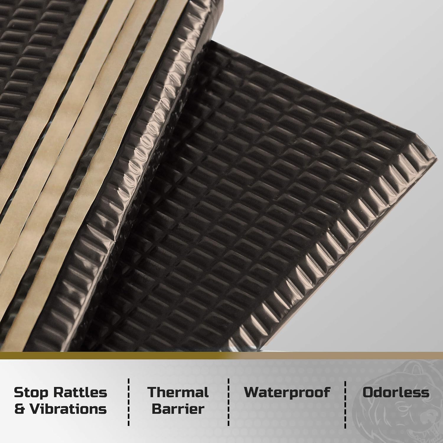 Black 50 mil 52 sqft Sound Deadening Mat O507921