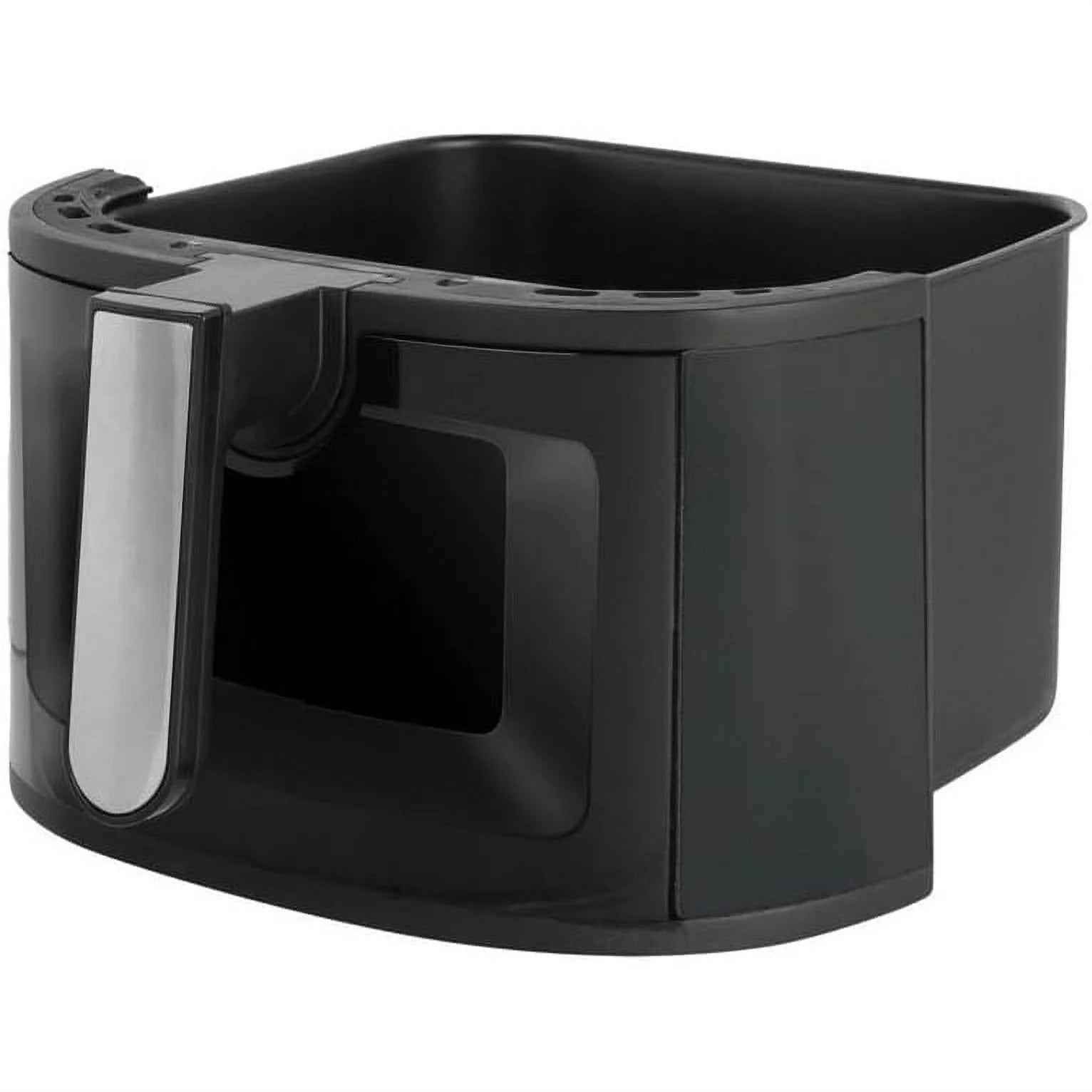 7-Quart Touchscreen Air Fryer With Window, Black Steel O302699