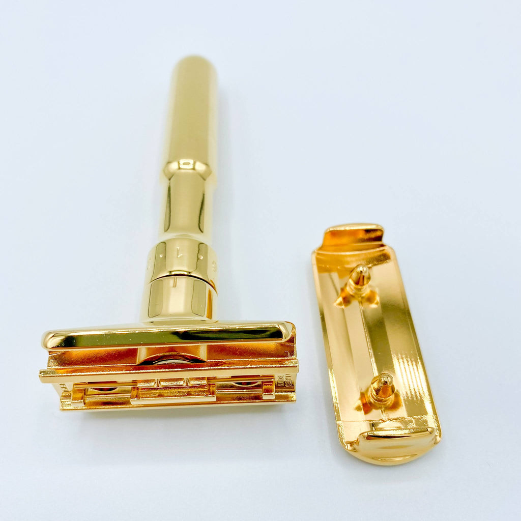 Gold Adjustable Double Edge Safety Razor C306861