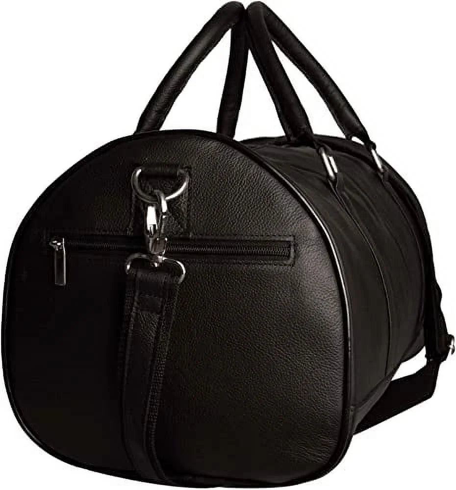 Genuine Leather Duffle Bag 18" Travel Gym Bag H2734