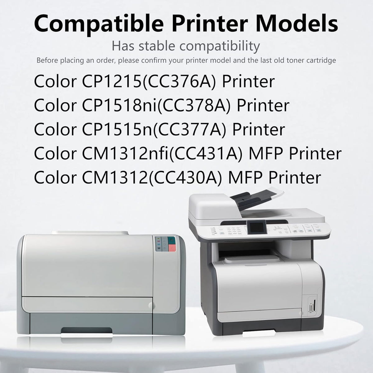 6 Pack Remanufactured Toner Cartridge for HP Color Printer I682