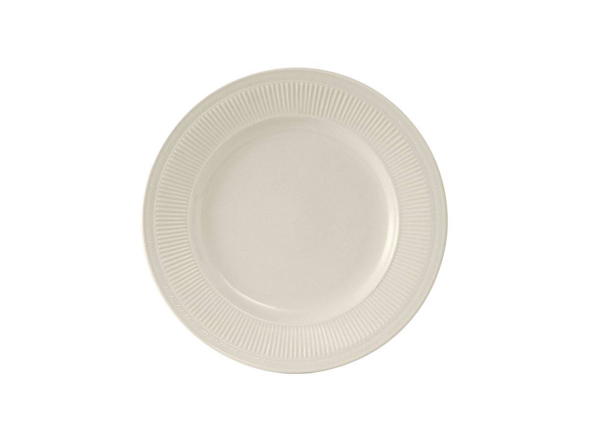 White Embossed Plate N9675