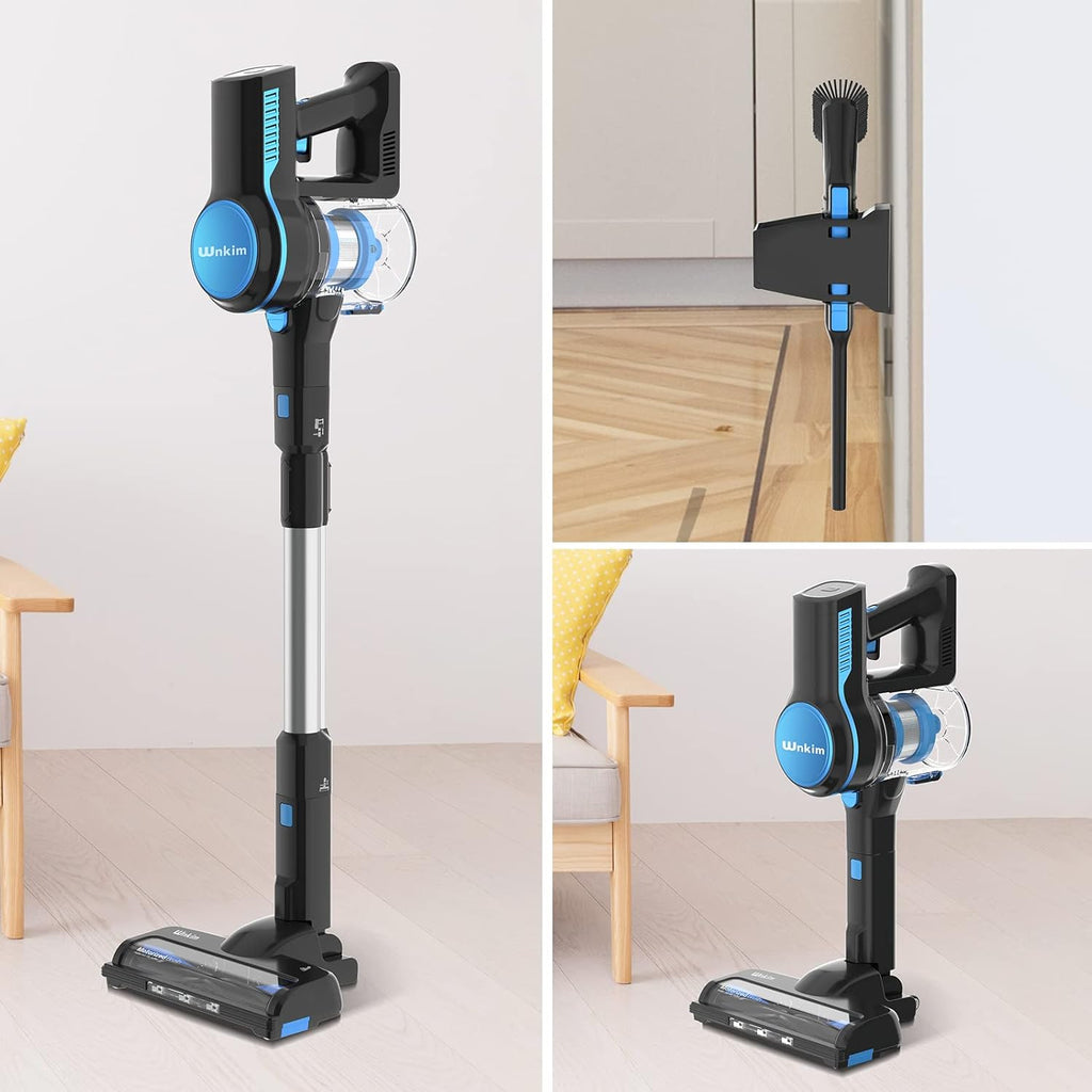 Cordless Stick Vacuum Cleaner with 23Kpa 200W Brushless Motor, 3 Suction Mode, 2200mAh Rechargeable Battery, 6-in-1 Lightweight O21909