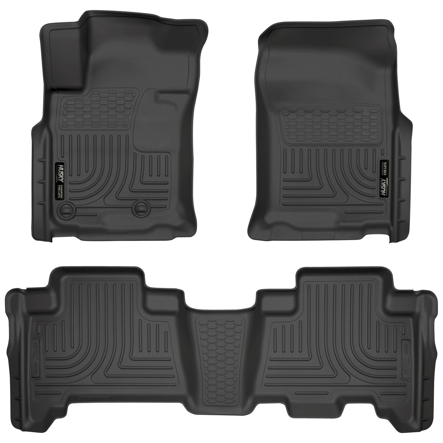 Black Front & 2nd Seat Floor Liners B142398
