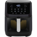 7-Quart Touchscreen Air Fryer With Window, Black Steel O302699