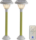 2 Packs Warm White LED Solar Lawn Lights U576
