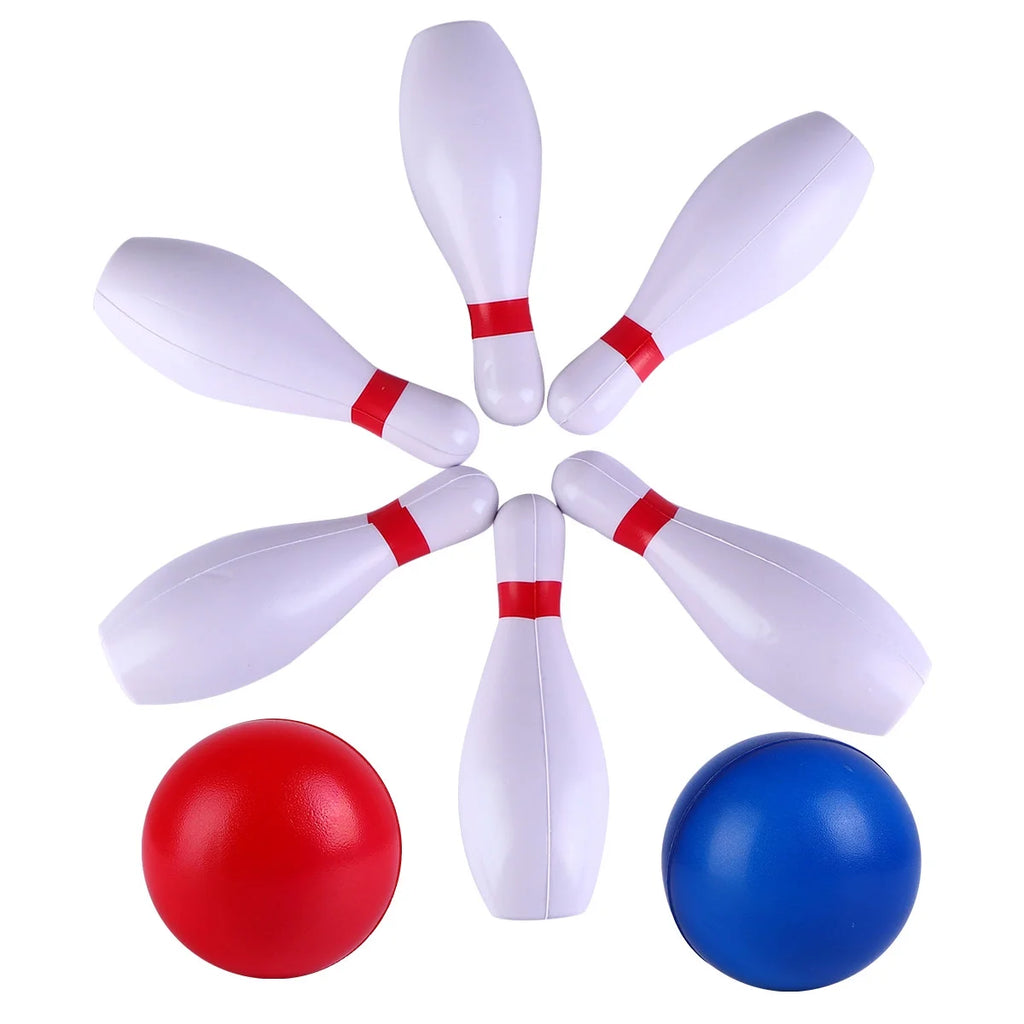 Colorful Bowling Ball Kit Indoor Outdoor Sports Toy T550