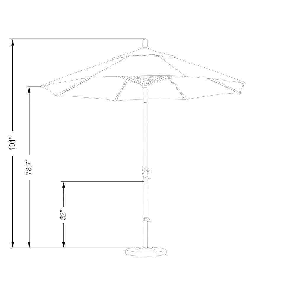 Seville Seaside Patio Umbrella D80580