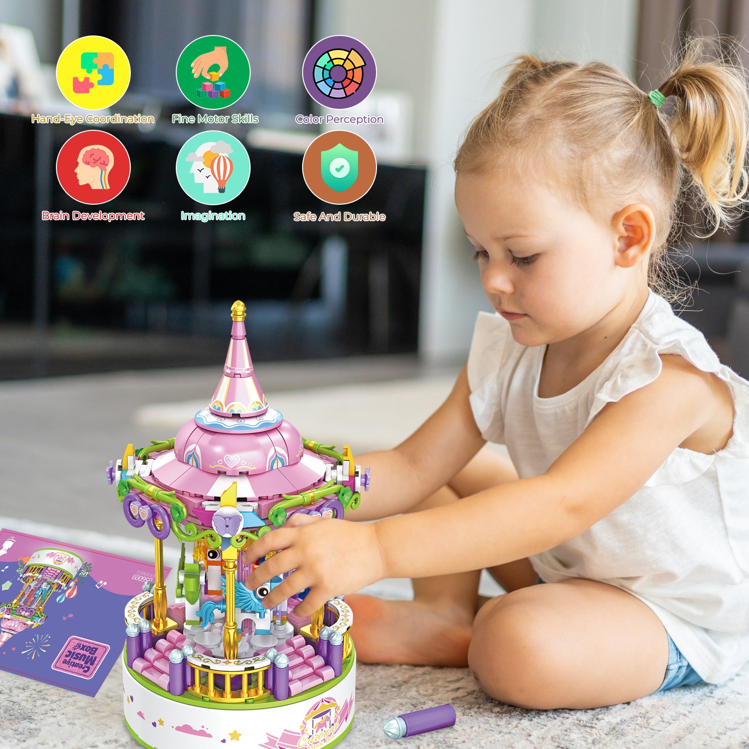 488 Piece Building Blocks STEM Toy Brick Set Z236661