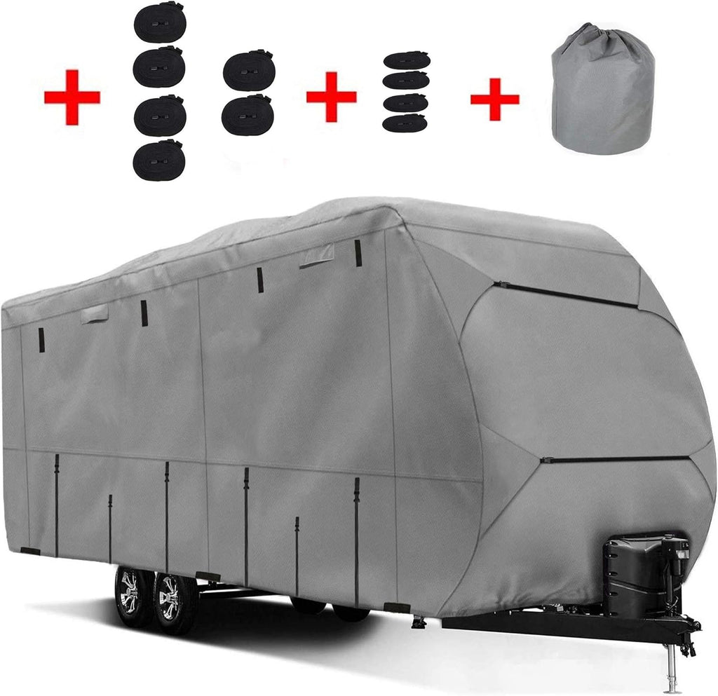 Waterproof 420D Heavy Duty Polyester Oxford RV Cover B81771