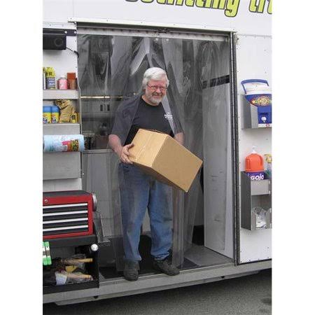 3x7 Clear Vinyl Strip Door W249973