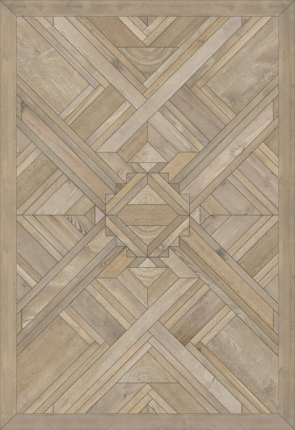Natural Wood Vintage Vinyl Runner V2937
