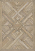 Natural Wood Vintage Vinyl Runner V2937