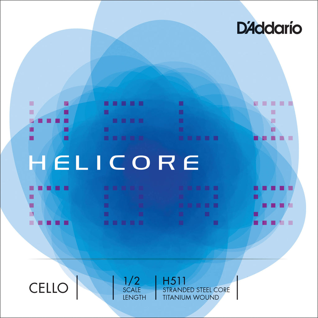 Helicore Cello String Set, 4/4 Scale, Medium Tension N664