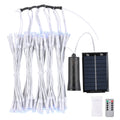 96 LED Cold White Solar String Light for Patio Umbrella O22323