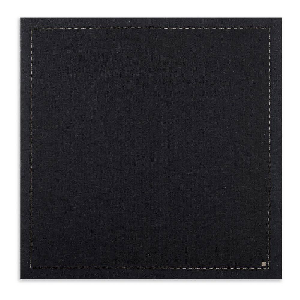 Black Organic Cotton Napkin 9 Inches 500 Count Box Q71610