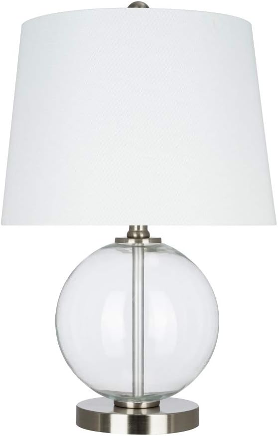 Clear Cylindrical Glass Table Lamp G280