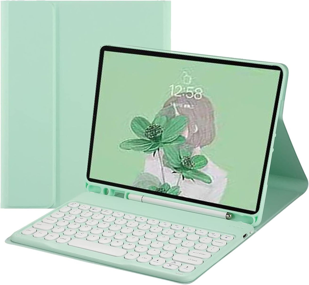 MintGreen Keyboard Case for Fire HD 10 Plus/HD 10 P263004