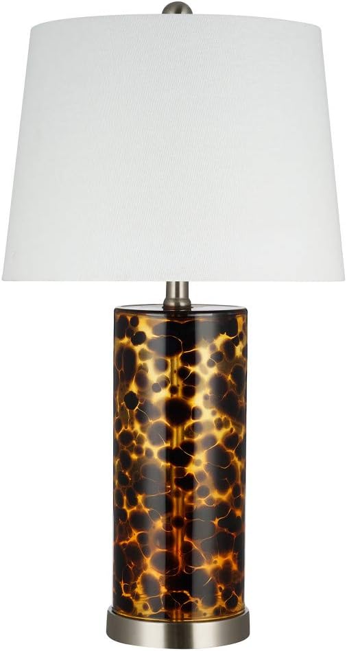 Clear Cylindrical Glass Table Lamp G280