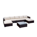 5 Seater Wicker Sectional Sofa Set G5536