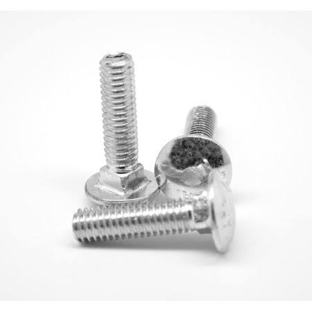 1/4 inch-20 x 3 1/2 inch Coarse Thread A307 Grade A Carriage Bolt Low Carbon Steel Zinc Plated Pk 625 O9916